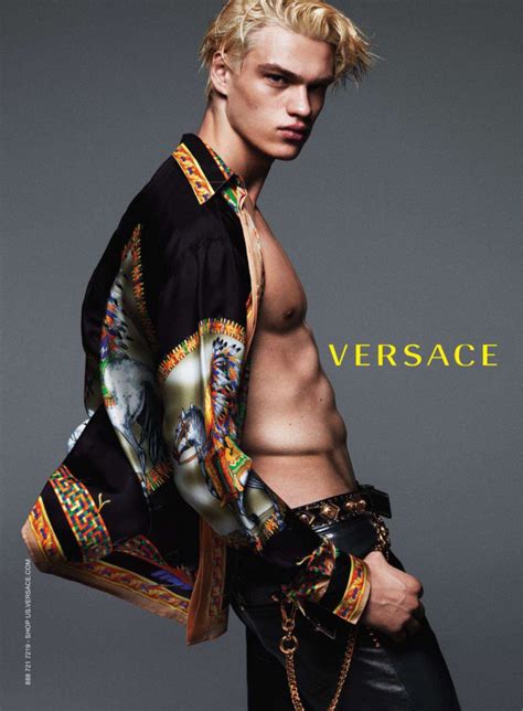 versace mens advertising|Versace advert model.